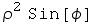 ρ^2 Sin[ϕ]