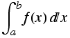 ∫_a^bf(x) x