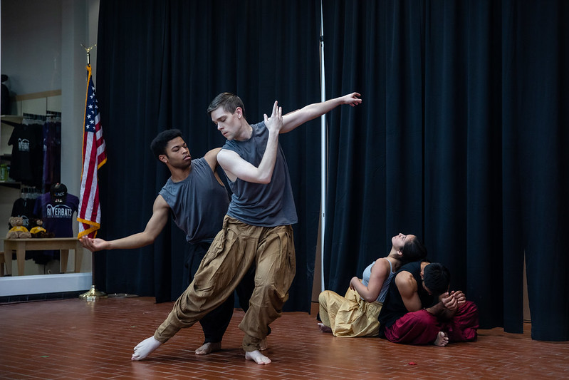 Kayur Patel, Dmo Acheka, Dani Bogle, and Philip Weaver deliver dance performance.