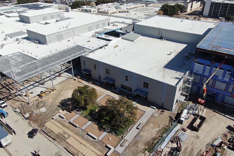 Southwest view of Highland Campus Phase 2 