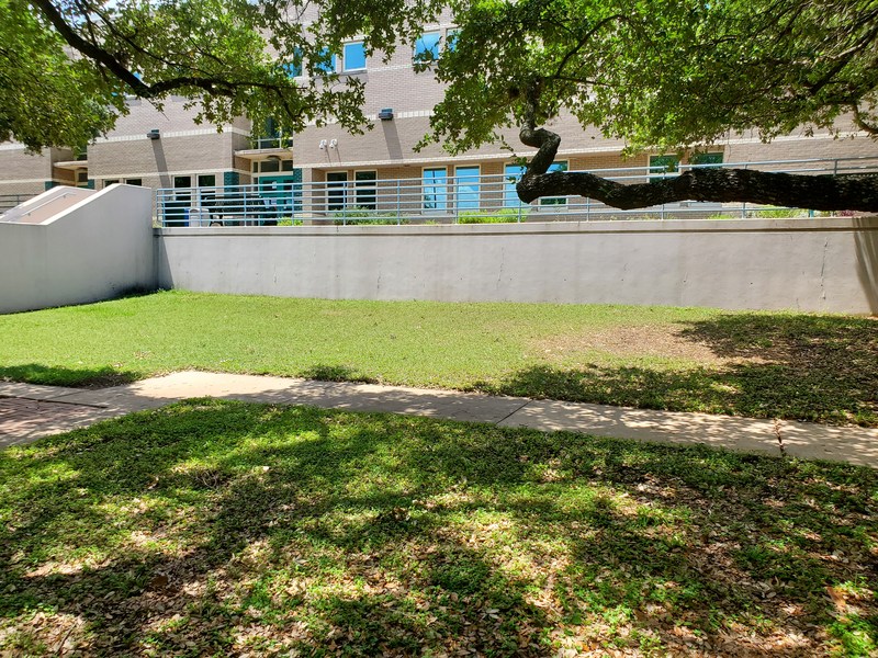 After: Wall behind Northridge Campus Building 2000