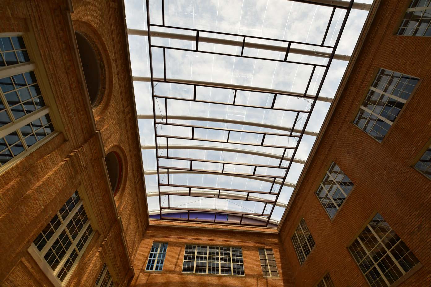 Rio Grande Campus new atrium roof system