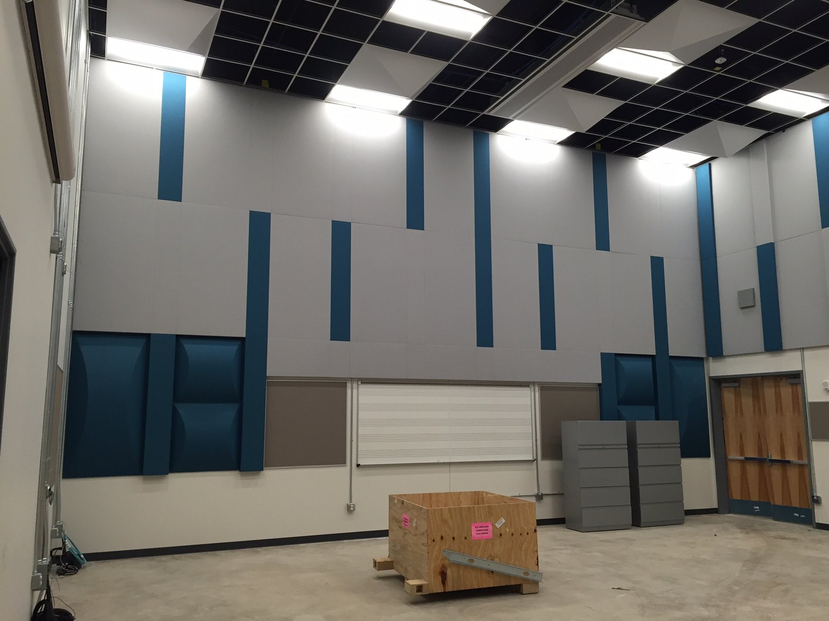 Highland Campus Phase 2 music rehearsal hall