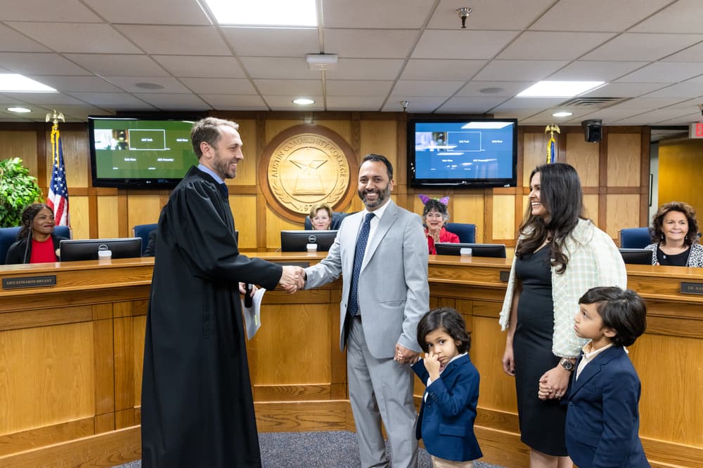 ACC Trustee Sean Hassan sworn-in