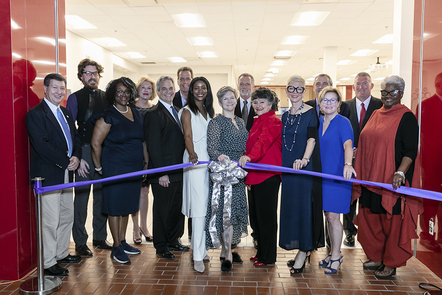 ACC's Fashion Incubator grand opening ribbon cutting ceremony.