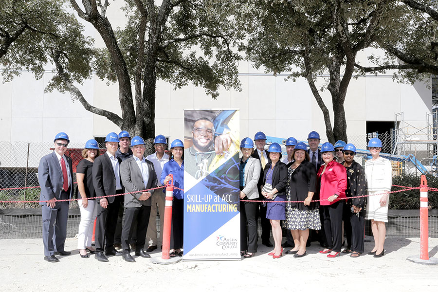 ACC's Manufacturing Incubator ground breaking ceremony.