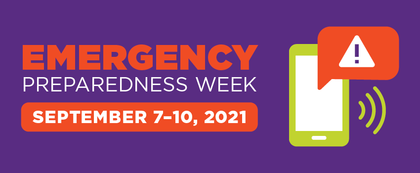 Emergency Preparedness Week - Fall 2021 semester