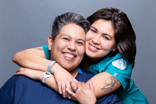 Marie and Catalina Nursing Students