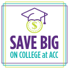 Save big on college graphic