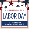 Labor Day Closure Graphic